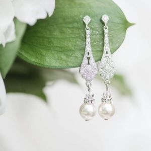 Pearl earrings